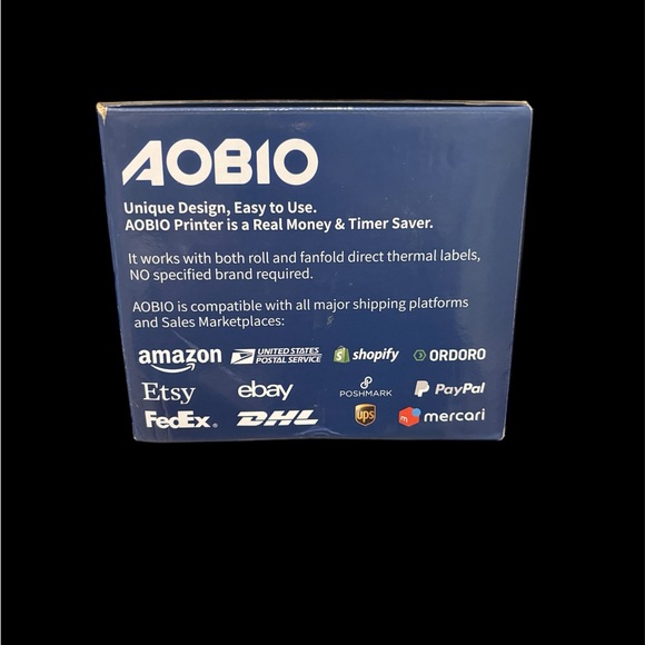NWT AOBIO shipping thermal label printer 4 x 6 direct 152 mm/s - Picture 3 of 11